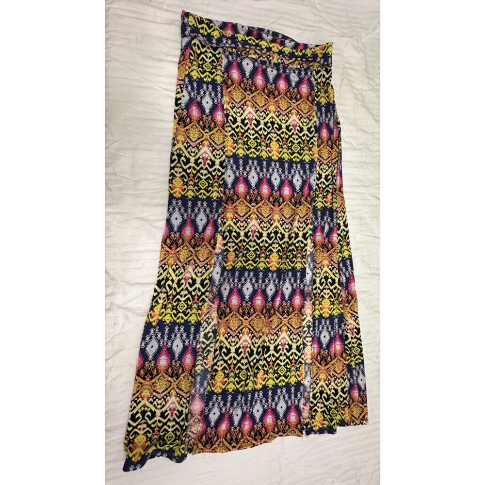 NO BOUNDARIES WOMENS PULL ON MAXI SKIRT SIZE XL 15-17